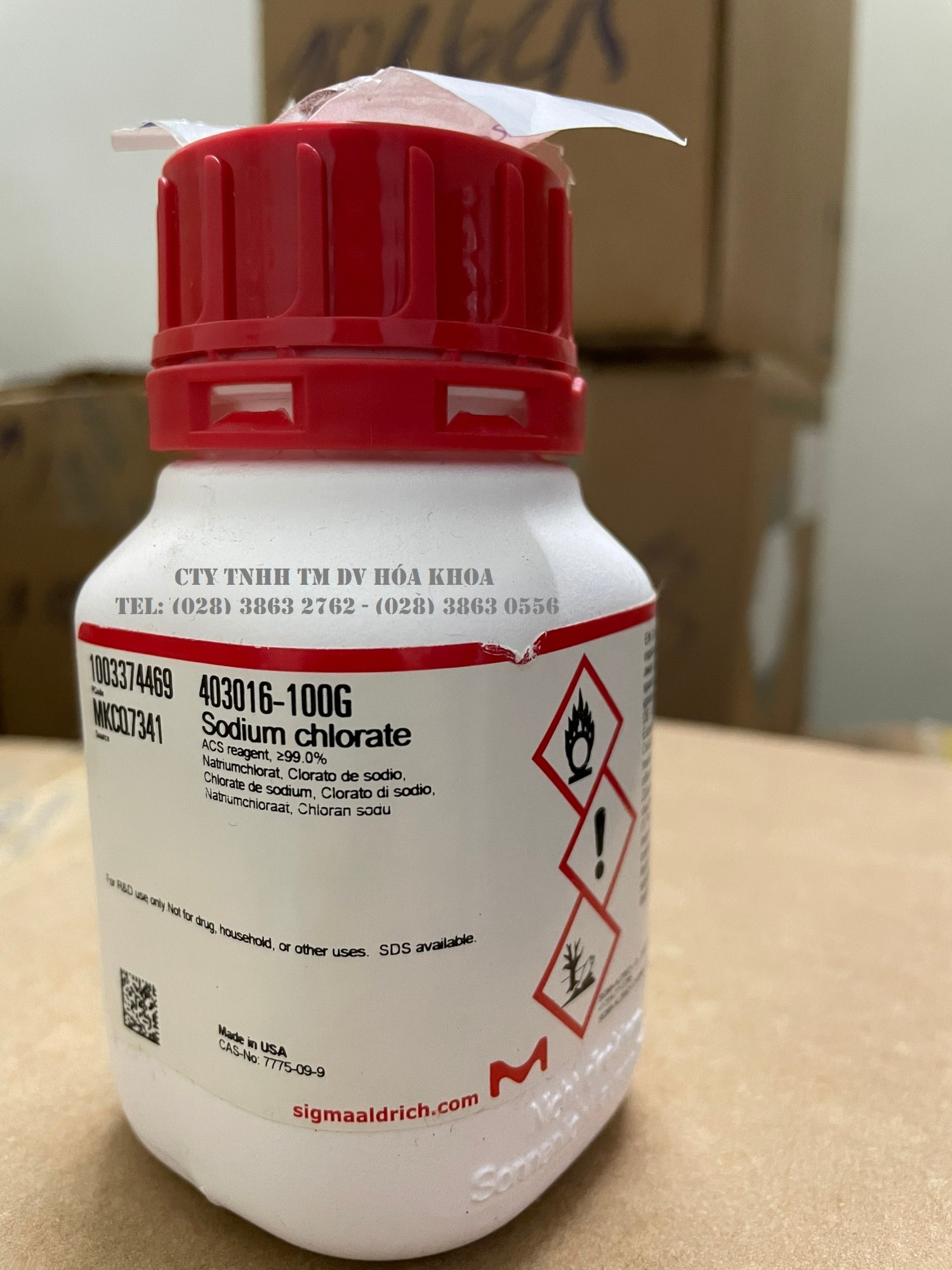 Sodium chlorate CAS 7775-09-9